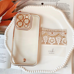 インド刺繍リボン　iPhoneケース付インナーシートset 3枚目の画像