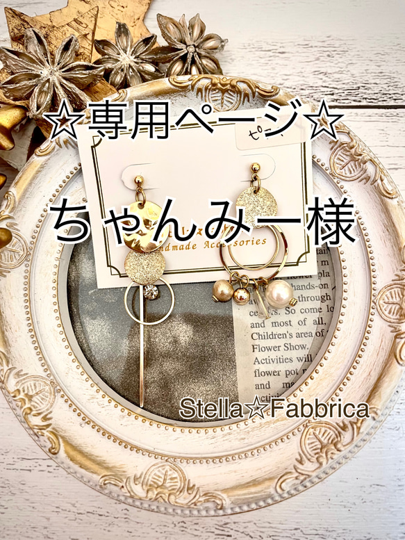 ☆専用ページ☆ちゃんみー様☆ ピアス（その他） Stella Fabbrica☆T