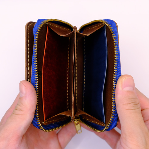 受注生産】ラウンドファスナー コイン＆キーケース 小銭入れ・コイン  