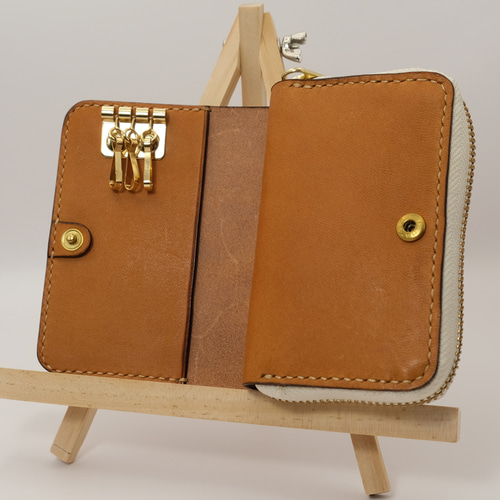 受注生産】ラウンドファスナー コイン＆キーケース 小銭入れ・コイン  