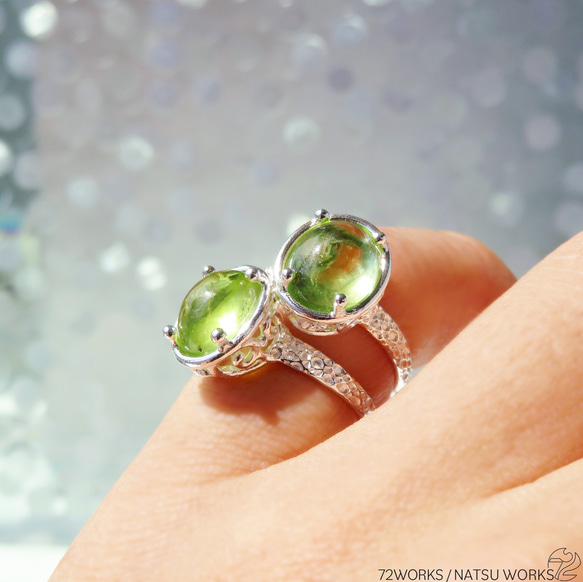 ペリドット リング / Peridot Ring 0l 5枚目の画像