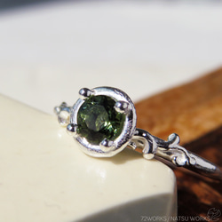 モルダバイト リング / Moldavite Ring 6枚目の画像