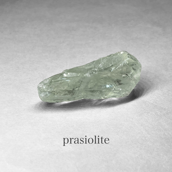 prasiolite：green amethyst / プラジオライト：グリーンアメジスト B 1枚目の画像