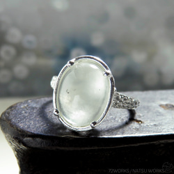 シルキームーンストーン リング / silk Moonstone Ring l 8枚目の画像