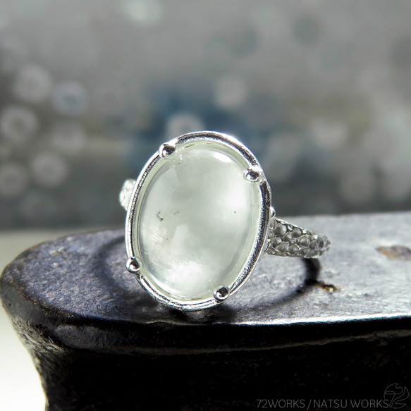 シルキームーンストーン リング / silk Moonstone Ring l 8枚目の画像