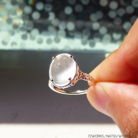 シルキームーンストーン リング / silk Moonstone Ring l 3枚目の画像