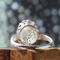 シルキームーンストーン リング / silk Moonstone Ring l 6枚目の画像