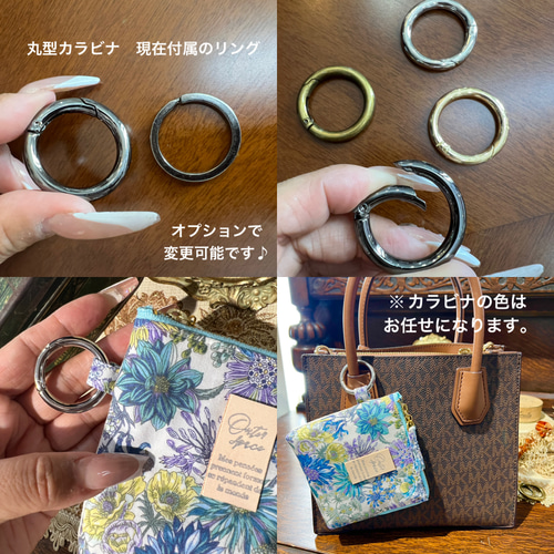 L字型ファスナー❤️ハーフウォレット✨スマートキーケース＆コイン