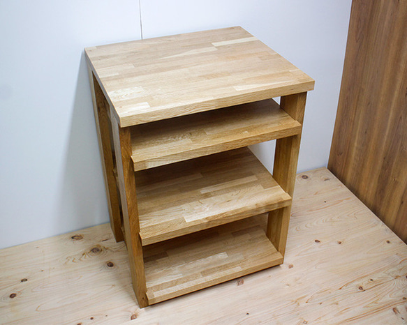 オーク材厚３０ｍｍ　オーディオラック　１Ｒ４-45ＨＫ 