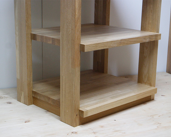 オーク材厚３０ｍｍ　オーディオラック　１Ｒ４-45ＨＫ 