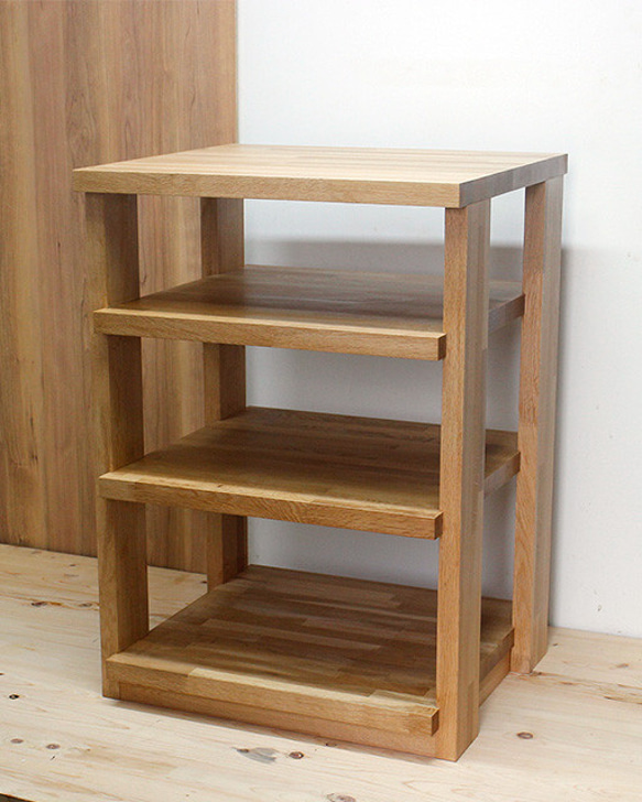 オーク材厚３０ｍｍ　オーディオラック　１Ｒ４-45ＨＫ 