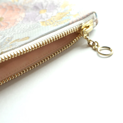 [純金箔金絲腰帶重製包吊飾型迷你小袋] 卡包、零錢包、化妝包、旅行、生日 第3張的照片