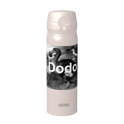 [Dodo] Dodo THERMOS 真空断熱ケータイマグ（ホワイト） 500ml　☆お名前も一緒にプリントできます☆ 1枚目の画像