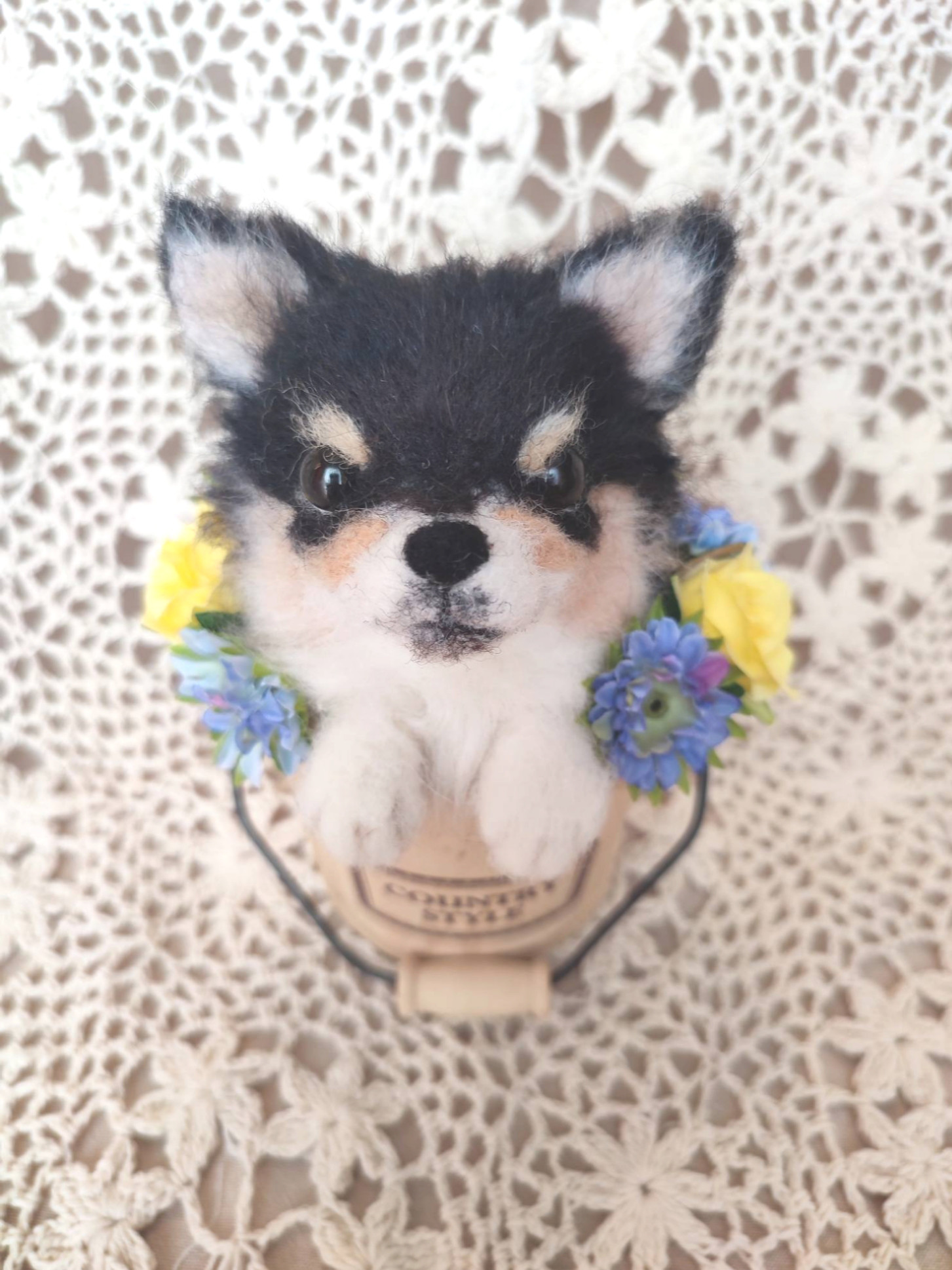 チンパンくん Ω 羊毛フェルト