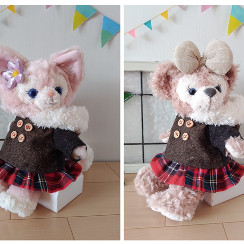 シェリーメイ♡ポーチ染色リメイク♡lovely ピンクのメイちゃん