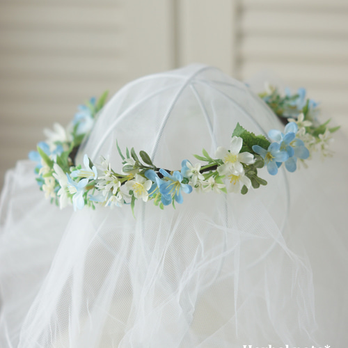 花かんむり 花冠 ハーフバースデー 誕生日 結婚式 ベビークラウン 髪