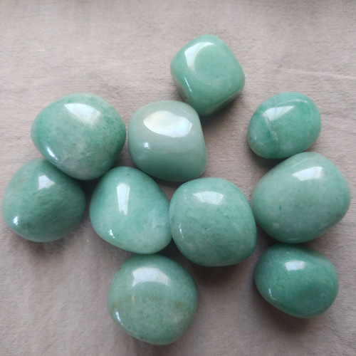 グリーンアベンチュリン タンブル その他インテリア雑貨 Clear 通販