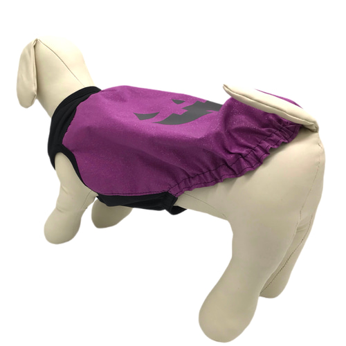 大型犬 ハロウィン 犬服 ペット服 コスプレ パンプキン タンク 紫