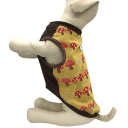 犬服 吸湿発熱 ペット服 冬 きのこ イタグレ コーギー フレブル ダックス ハンドメイド フレンチブル 小型犬 犬 4枚目の画像