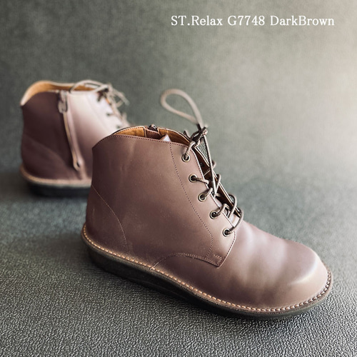 ◇St.Relax◇宮城興業製/コンフォートレースアップブーツ ◇St.Relax◇宮城興業製/コンフォートレースアップブーツ