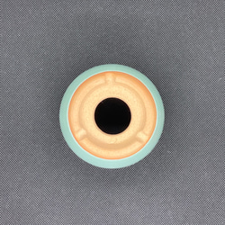 小ぶりな植木鉢　〜レトロな翠色・受け皿付き〜 11枚目の画像