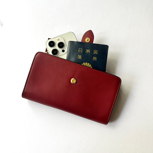 23 本革 超軽量260グラム お財布ショルダー スマホショルダー バイ