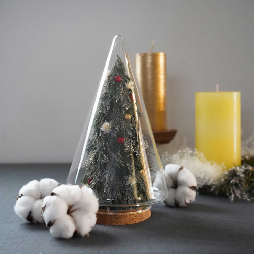 自然素材クリスマスツリー ミニクリスマスツリー 自然素材 松かさ 松ぼっくり 送料無料 テーブル