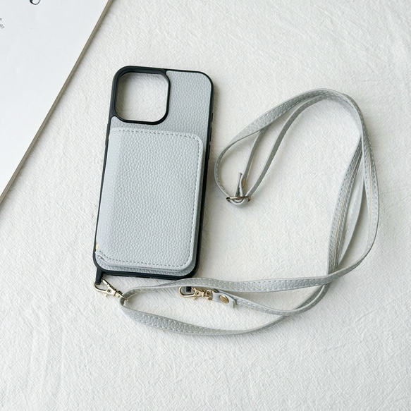 バイカラー ミニ財布 iphone 16 15 14 13 12 11 ケース カード