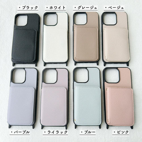 ミニ財布 iphone 17 16 15 14 13 12 11 ケース ショルダー カード収納