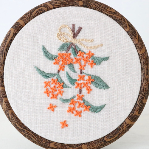 刺繍 壁飾り R4 刺繍 刺繍枠の壁飾り r50616 - aoi door | Online Shop
