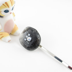 クォーツの葉が哀愁を漂わせている最中、僕はデジャヴを見ました♪<1点ものヘアピン>HP146 1枚目の画像