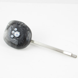 クォーツの葉が哀愁を漂わせている最中、僕はデジャヴを見ました♪<1点ものヘアピン>HP146 2枚目の画像