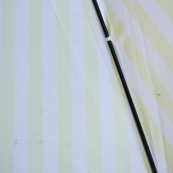 【ワケありな逸品2023】竹の傘 stripe lemon 晴雨兼用 長傘 ALCEDO 161003 日傘 雨傘 18枚目の画像