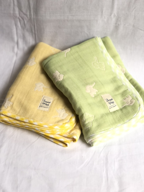 70×100*FUWARAぞうさん*ガーゼケット 若 売買されたオークション情報 