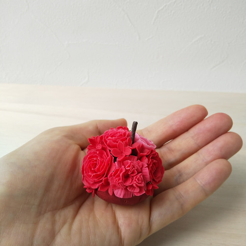 専用／ハンドメイド／クレイフラワーアレンジメント／壁飾り・ミニチュア／粘土 専用ハンドメイド／ミニチュアクレイフラワーアレンジメント
