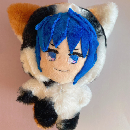 ぬい服 みけねこの着ぐるみ 12cmまたは17cm 三毛猫 ぬいぐるみ