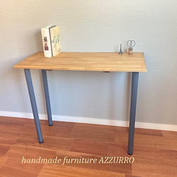 送料無料 脚取り外し可能デスク グレー 机/テーブル 机・デスク