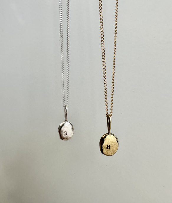 14kgf イニシャルコインネックレス(18gp) ネックレス 14kgf イニシャルコインネックレス(18gp) ネックレス