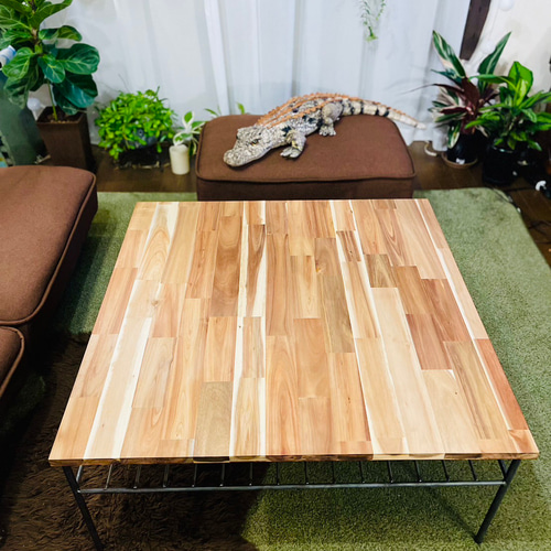 ハンドメイド 木製 テーブル センターテーブル