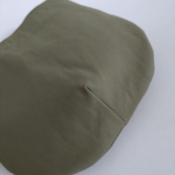 帆布のショルダーバッグ　サコッシュ　small/　オリーブ 3枚目の画像