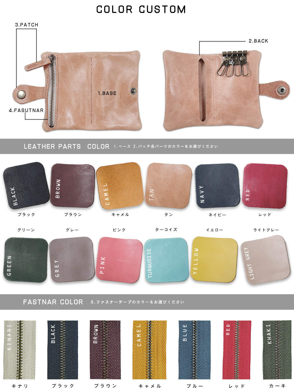 ▶︎ANTぽってり・かわいいキー＆コインケース「アンティークプランプ/カスタムキーケース」小銭入れ付(CK230819)