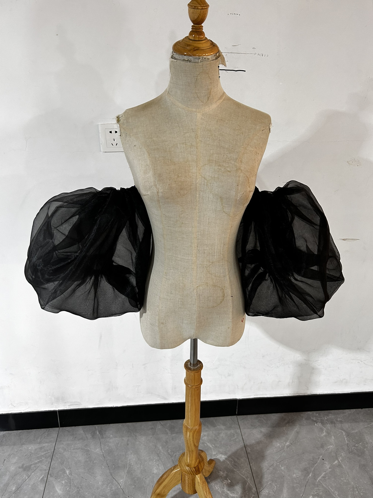 大人気上昇 取り外し袖 ショルダーの付け袖 パフスリーブ オーダー可能