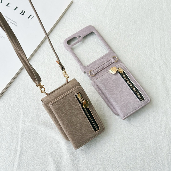【本物新品保証】 Galaxy Z カード収納 スマホショルダー Flip5 ケース Flip6 スマホアクセサリー