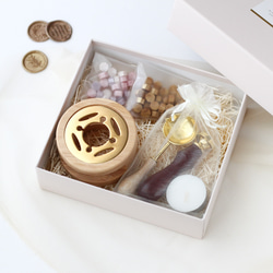 シーリングスタンプ スターターセット（ナチュラル） はんこ・スタンプ