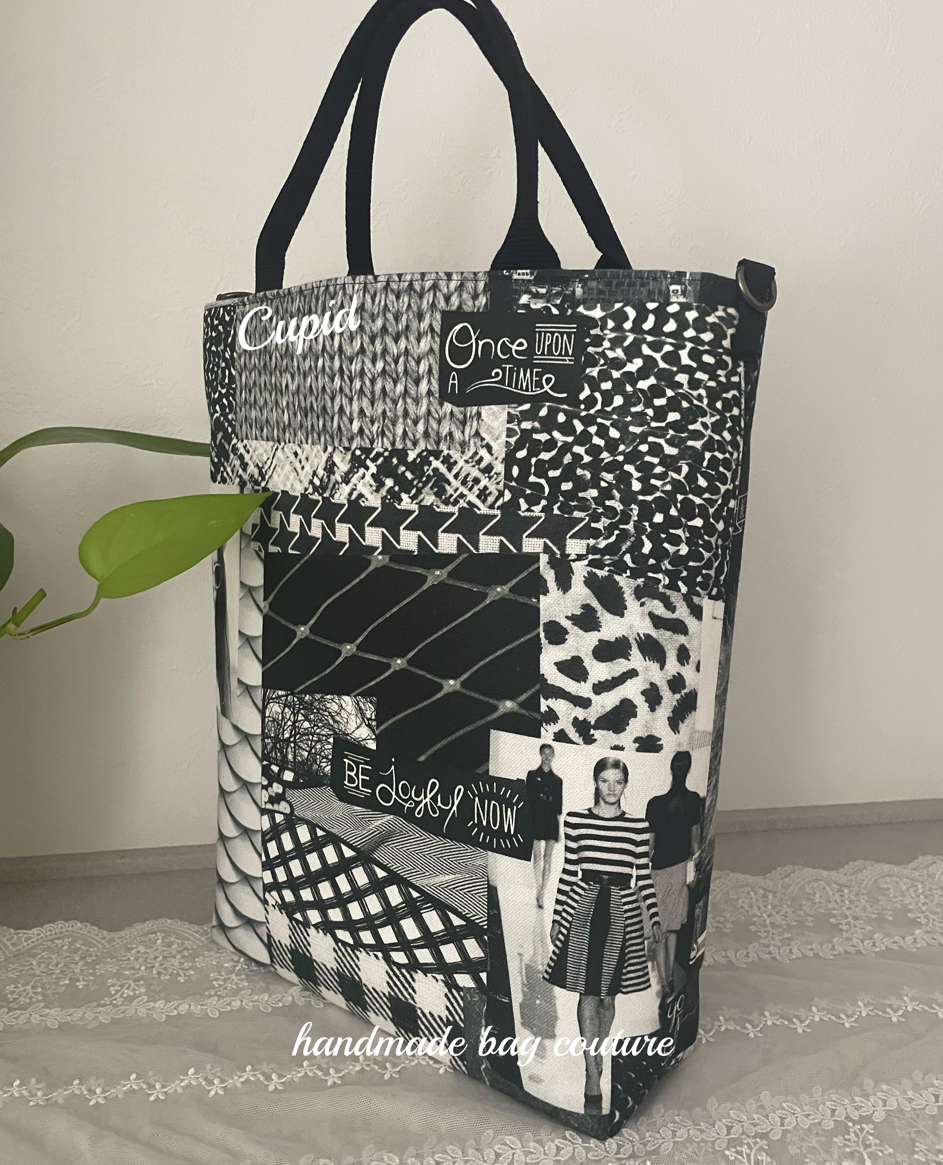 軽い ◆新品◆ 大きい 未使用 リサイクル素材 トート バッグ オランダ製 黒