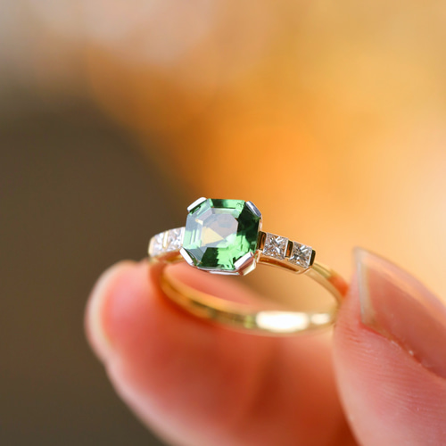 ▽ 天然ダイヤモンド付きトルマリンリングk18 楽天市場】パライバ