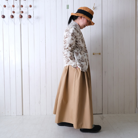 water-repellent pleats & gather skirt 第10張的照片