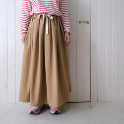 water-repellent pleats & gather skirt 第1張的照片