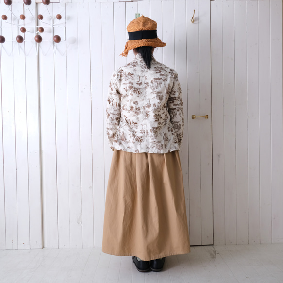 water-repellent pleats & gather skirt 第11張的照片