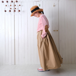 water-repellent pleats & gather skirt 第4張的照片